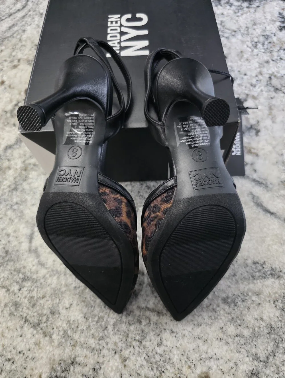 Madden NYC Women's Mesh Pointed Toe Heels. NEW!